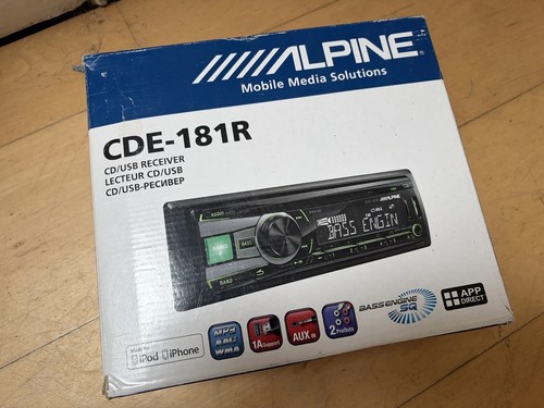 Alpine cde 181r - alpine, cde-181r