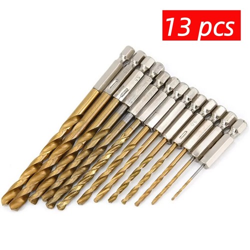13pc hss titanium coated drill - 13pc,