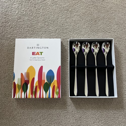 Dartington eat latte spoons - eat, 4