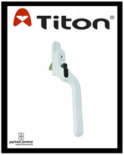 MIDWAY LOCKING WHITE RIGHT HAND / Titon Espagnolette Window Handle