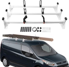 White 3 Bar Ladder Roof Van