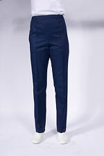 Ladies Nursing Trousers NAVY - Fully Elasticated Waist - Healthcare Size 6 - 28