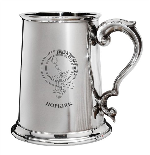 Hopkirk family crest polished - family,
