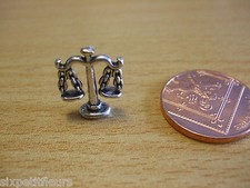 Miniature old fashioned scales 18mm for a 1:24th scale dolls house kitchen DH51