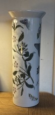 Vintage Portmeirion Botanic Garden Tall Vase Cistus  28.5 x 11.5 cm