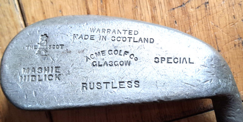 Antique hickory mashie niblick - hickory,