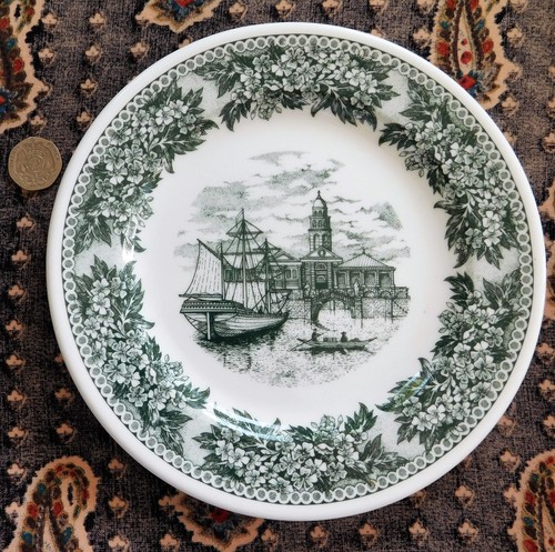 Vintage wedgwood plate - vintage, 7"
