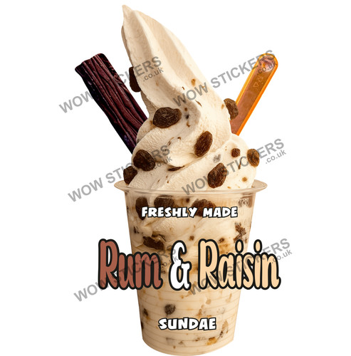 Rum and raisin - and,
