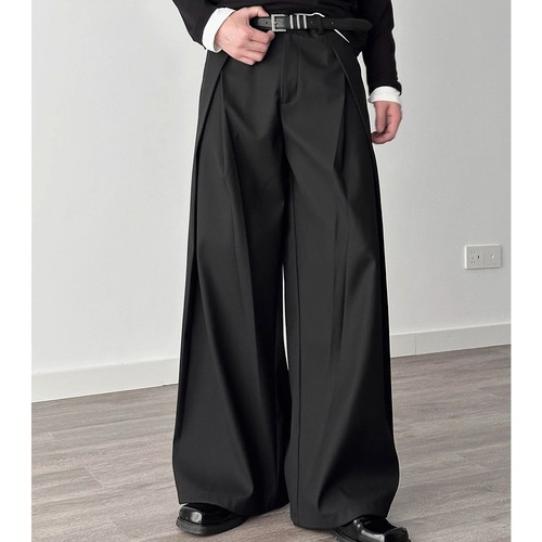 Mens loose fit wide leg