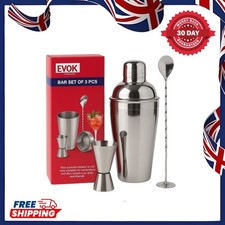 Cocktail Shaker Set, 3 Pcs