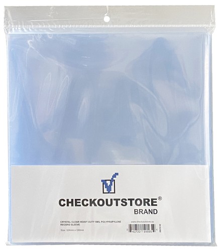 Crystal clear plastic opp - plastic, 12"