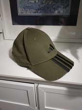 Adidas Cap Khaki Green/Black. Adjustable Strap.