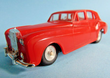 Working vintage red plastic Tri-ang SPOT-ON Magicars Rolls Royce Silver Cloud