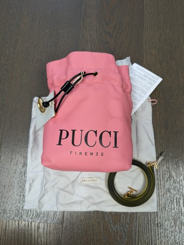 Emilio pucci leather bucket - pucci,