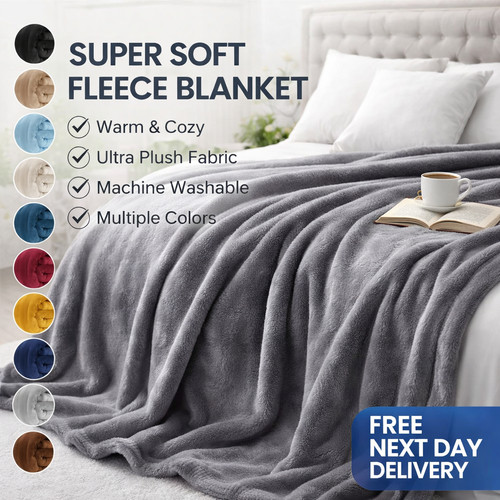 Extra large fleece blanket - large,