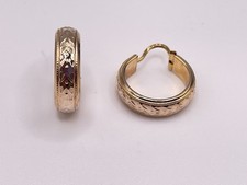 9ct Gold Hallmarked Creole