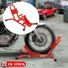 Front wheel chock motorbike - front,