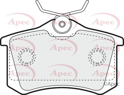 Apec rear brake - set, for