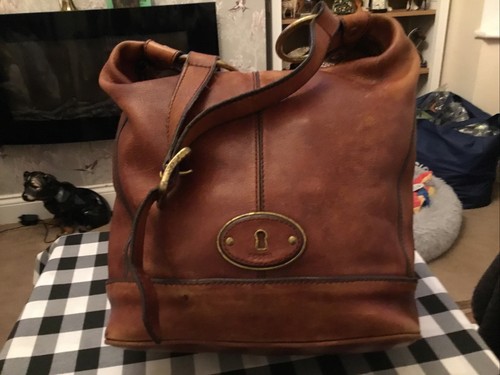 Fossil large brown bucket - fossil,
