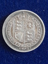 1887 Victoria Sixpence –