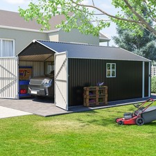 20x12 FT Outdoor Metal Garage