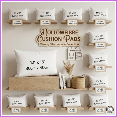 Oblong cushion inserts - cushion,