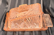 Art Deco Rosaline Pink Glass
