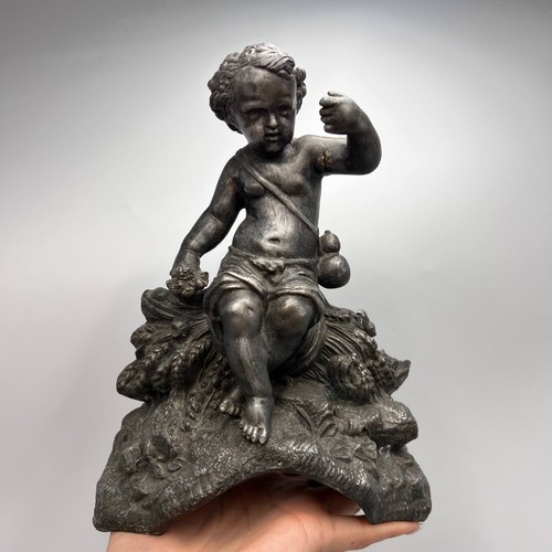 Vintage cherub putti pocket - cherub,
