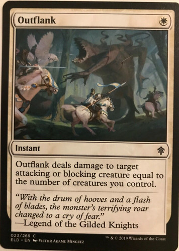 Outflank throne of eldraine - -,