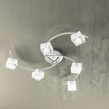 Modern Chrome Ceiling Light