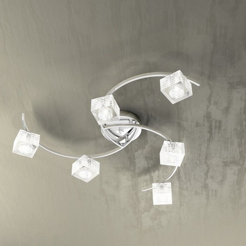 Modern chrome ceiling light - ceiling,