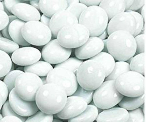 Decorative round glass - glass, pebbles