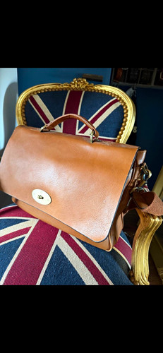 Mulberry brown leather satchel - mulberry,