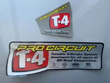 Motocross Pro Circuit T4 replacement exhaust sticker & end cap decal kit Genuine