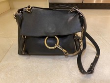 Chloe Faye Leather & Suede Top Handbag shoulder bag great condition + dustbag