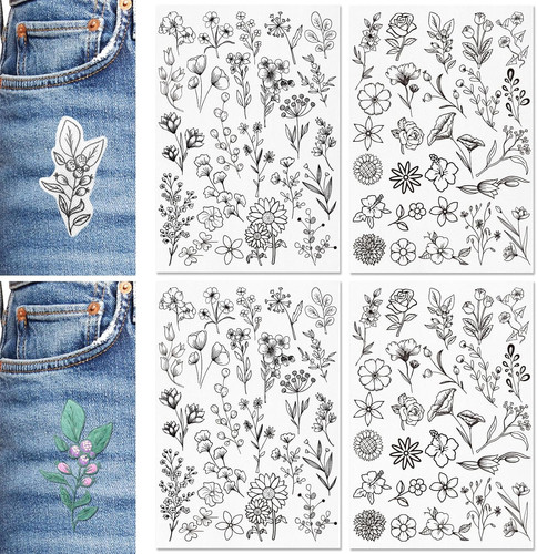 100pcs embroidery pattern - 100pcs,