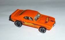 Hot Wheels Red 69 Pontiac GTO orange red 66692