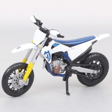 1/18 Scale Bburago Husqvarna FS 450 Supermoto Motorcycle Model Motocross Bike