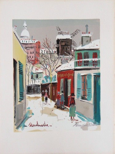 Maurice utrillo montmartre - maurice, utrillo: