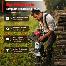 Petrol Post Driver 70mm Posts