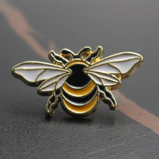 Bumble Bee Enamel Pin Badge -