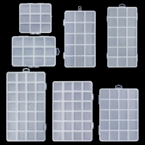 Clear small plastic storage - clear,