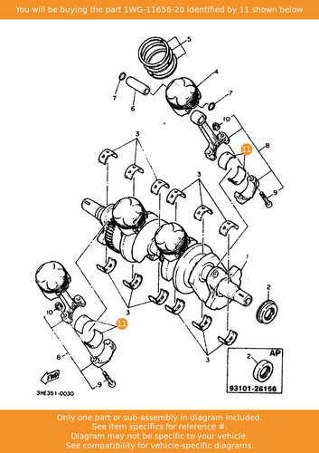 Yamaha plane bearing - yamaha,