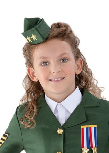 Kids size mini green army - kids,