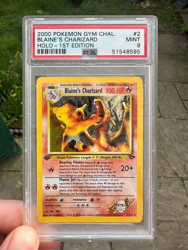 Blaine charizard holo - holo, 9