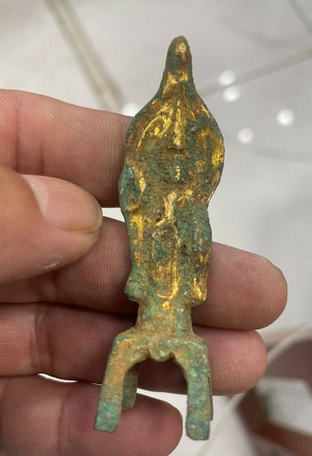 Old copper ryukin buddha - ryukin,