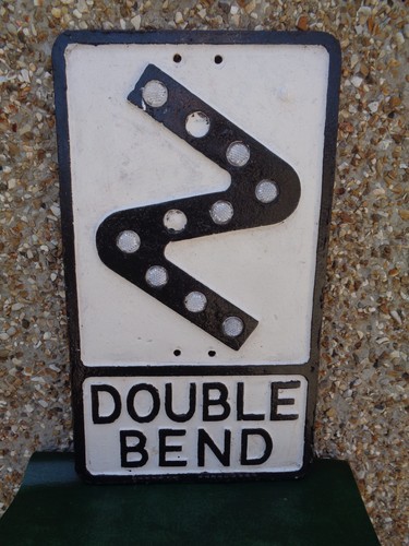 Vintage road sign - road,