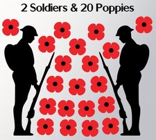 Remembrance Soldiers & Poppies