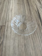 Clear Glass Candle Drip Holder