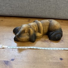 Vintage Carved Wooden Sleeping